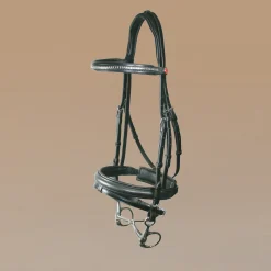 KIEFFER SATTLERWAREN Kieffer Comfort Clincher Snaffle Bridle Black New