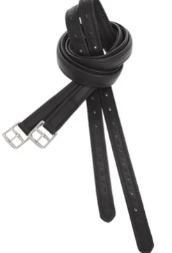 KIEFFER SATTLERWAREN Kieffer Soft Half-Hole Stirrup Leathers Black Best