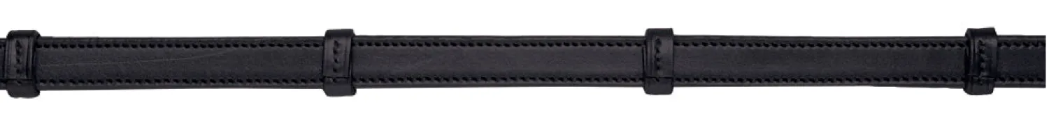 KL SELECT Easy Grip Reins Black/Silver Clearance