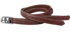 JPC EQUESTRIAN Laureate by Henri de Rivel Triple-Covered Stirrup Leathers with Flat Buckles Oakbark Hot