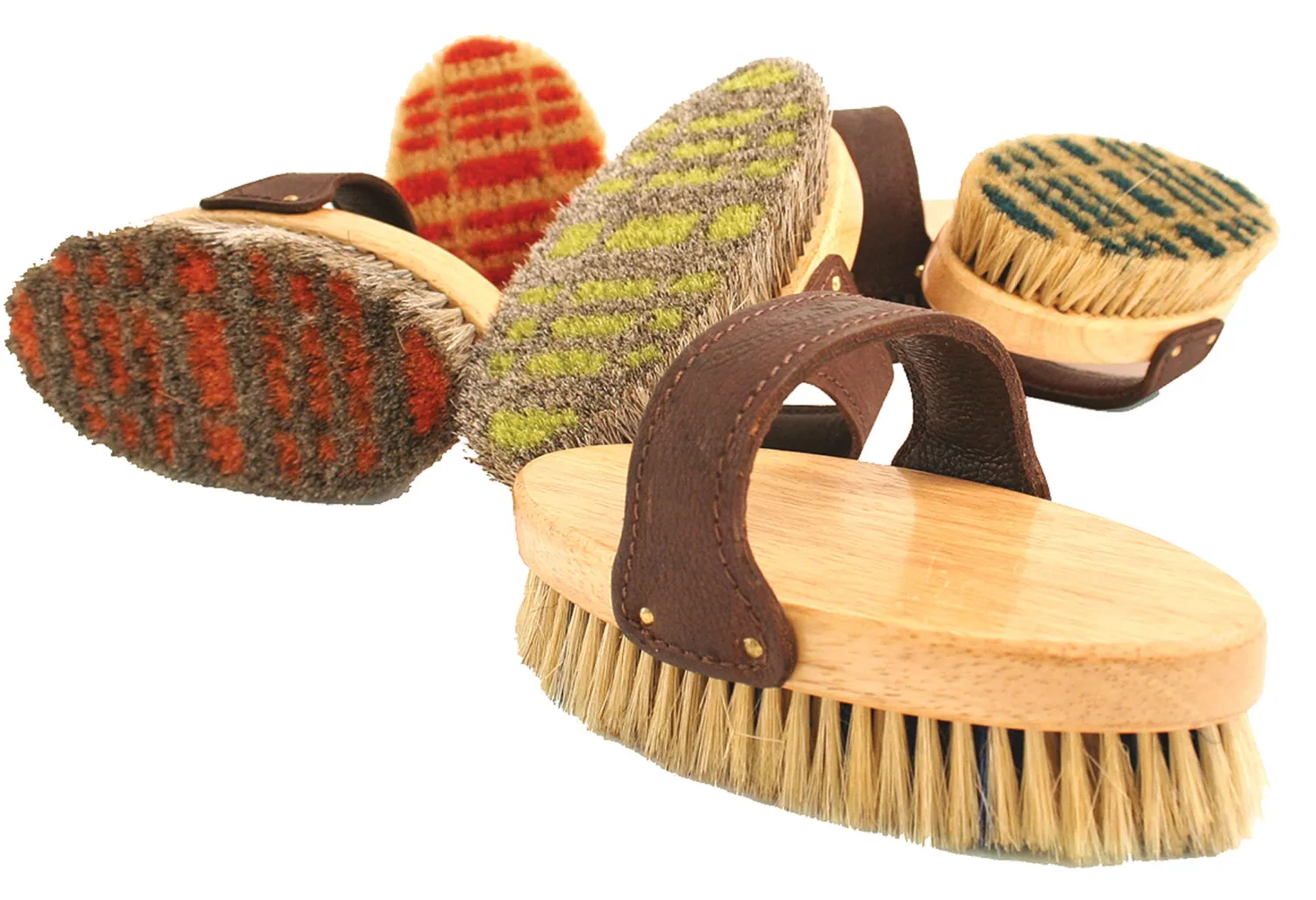 OLD WEST BRANDS Legends™ Horsehair Body Brush Assorted Plaid Sale