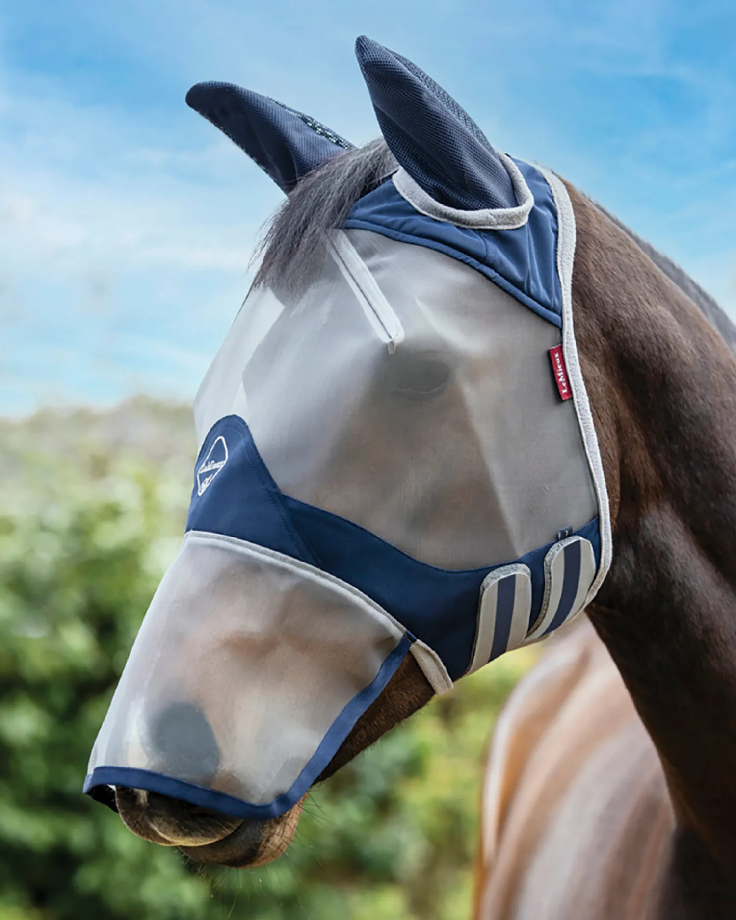 HORSE HEALTH TRADE LeMieux® Armour Shield Pro Fly Mask with Nose New
