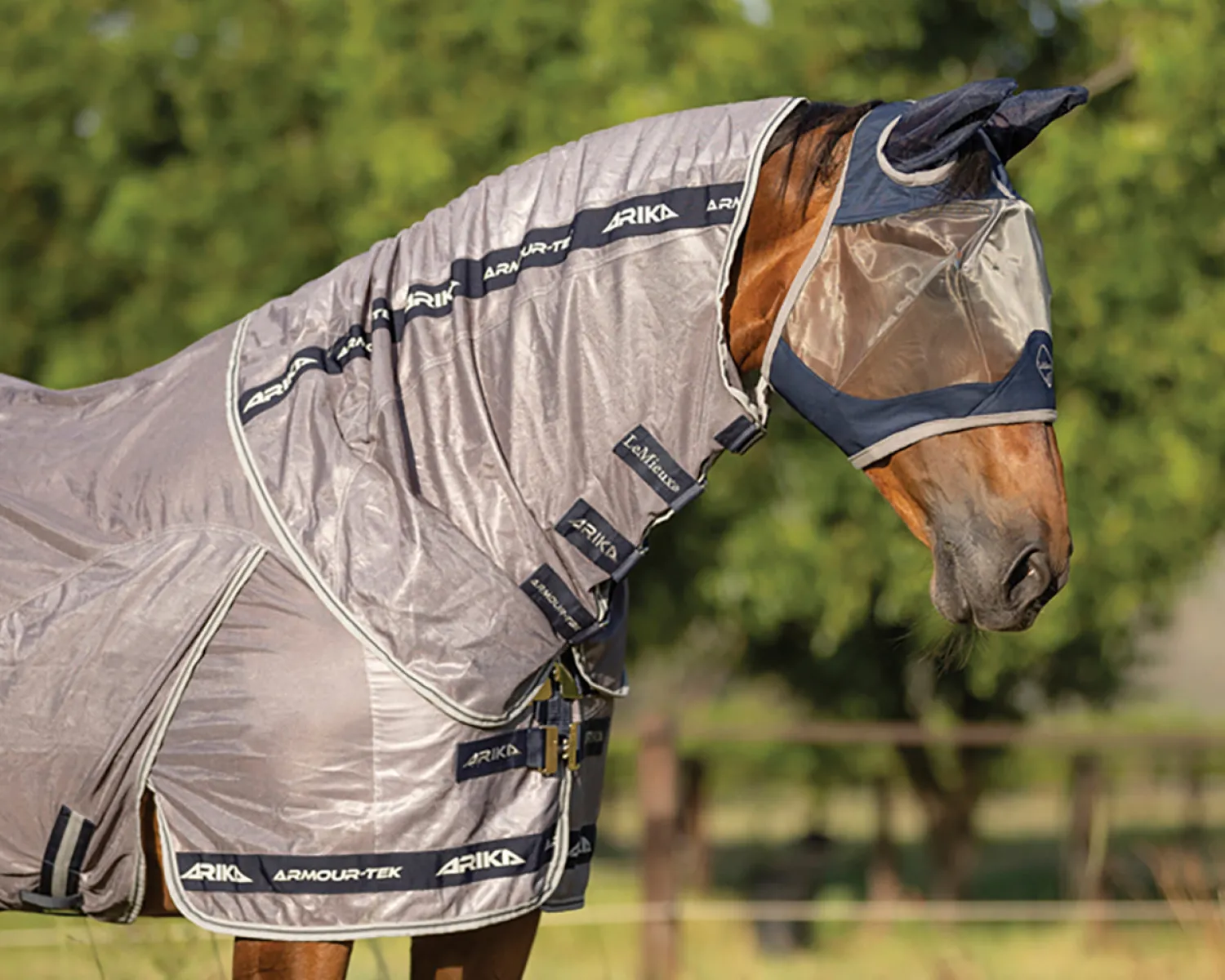 HORSE HEALTH TRADE LeMieux® ArmourShield Pro Fly Mask with Ears Clearance