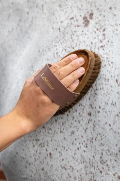 HORSE HEALTH TRADE LeMieux® Artisan Soft Speckled Brush Brown Hot