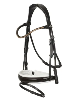 HORSE HEALTH TRADE LeMieux® Kudos Patent Leather Dressage Bridle Sale