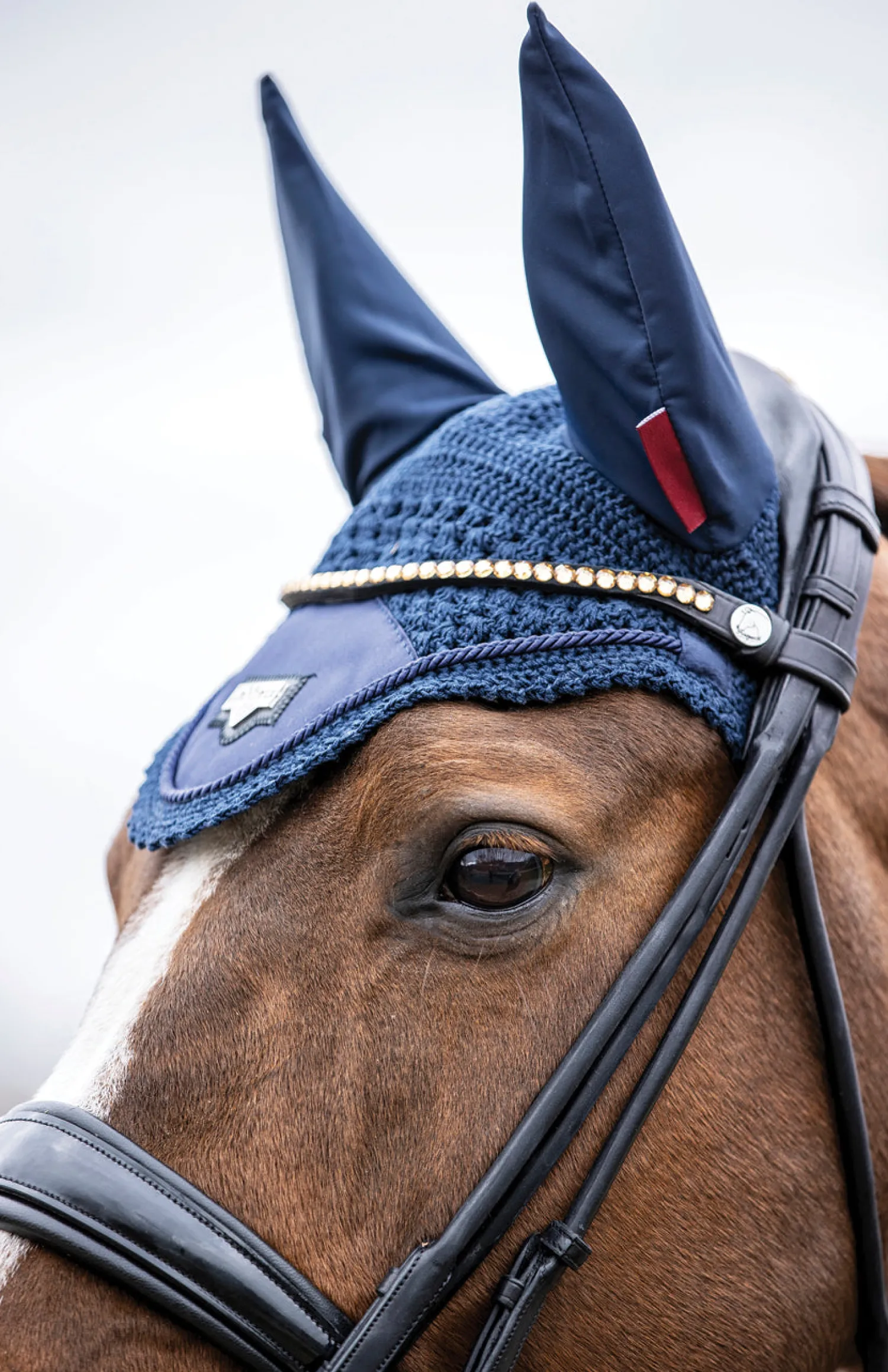 HORSE HEALTH TRADE LeMieux® Loire Satin Fly Bonnet Hot