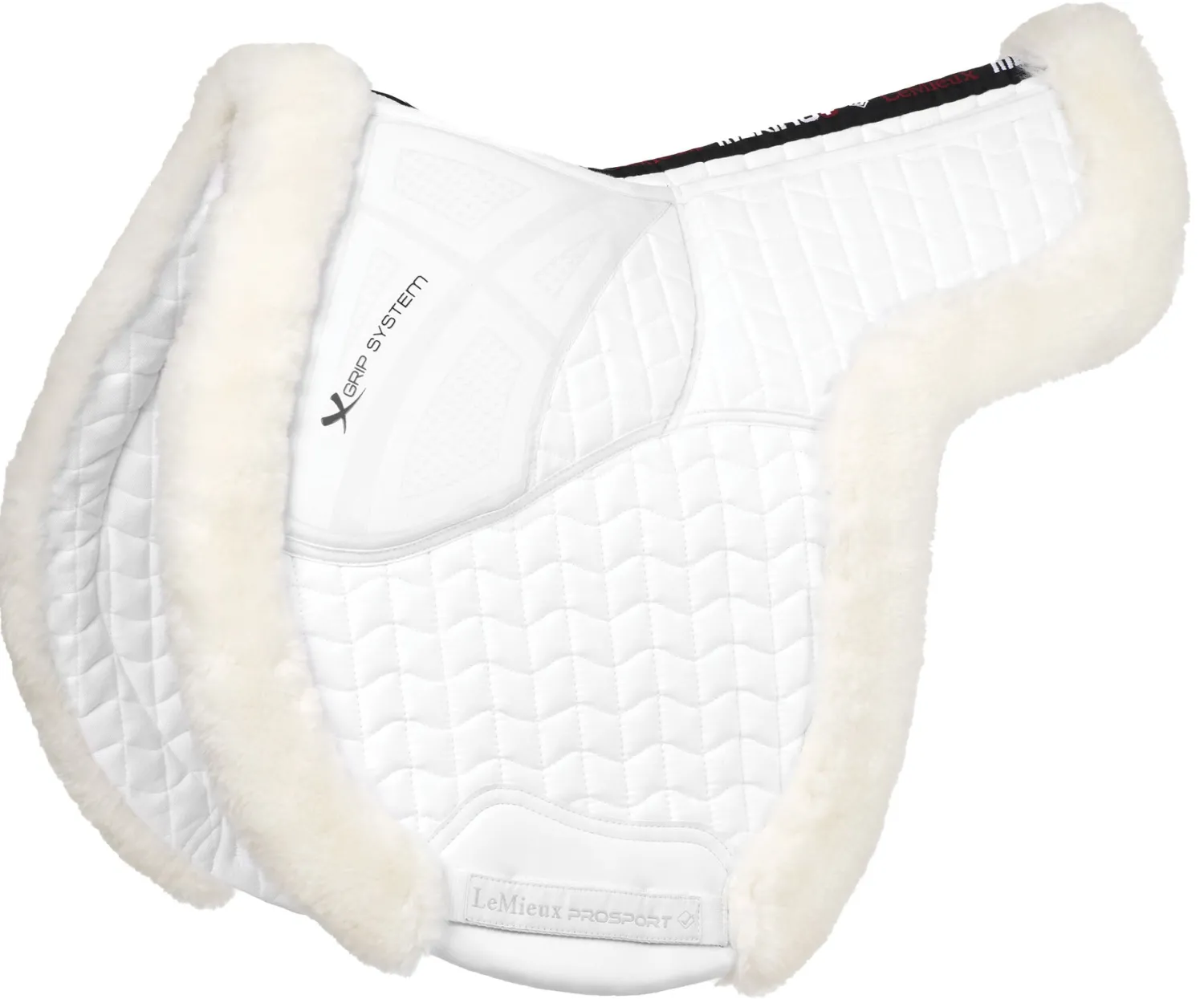 HORSE HEALTH TRADE LeMieux® Merino+ ProSorb Hunter Saddle Pad White/White Hot