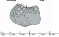 HORSE HEALTH TRADE LeMieux® X-Grip Double-Sided Euro Jump Square Clearance
