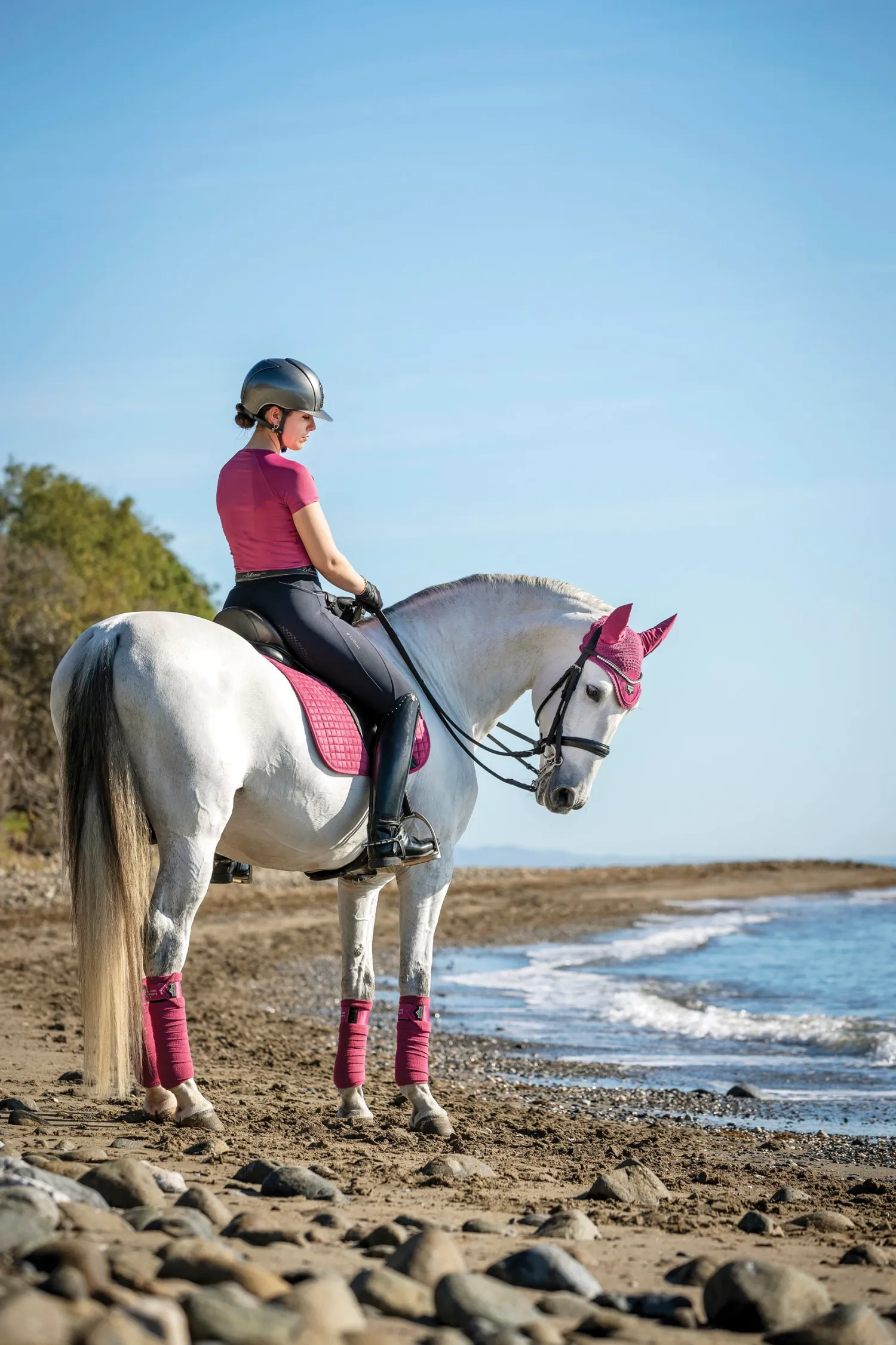 HORSE HEALTH TRADE LeMieux® Suede Dressage Square Pad Hot