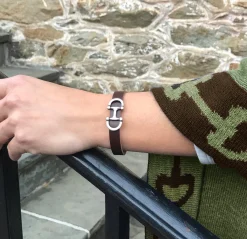 LTHR GOODS OF SPAIN Lilo Collections™ Bilbao Bit Bracelet New