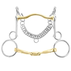 INT RIDING HELMET Long Shank Curb & Bradoon Set German Silver Hot