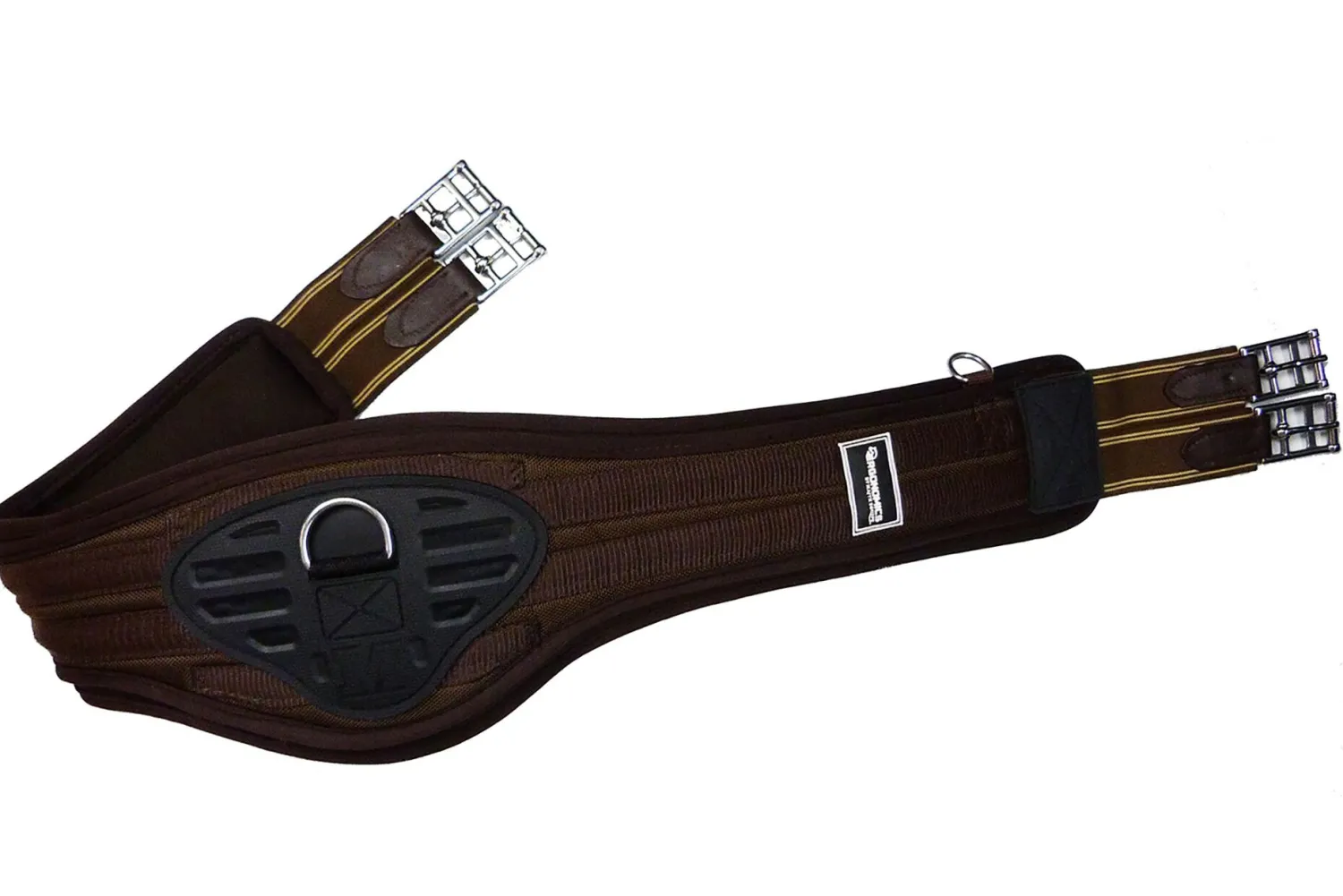 MAJYK EQUIPE ® Ergonomics “Superhorse” A/Purpose Comfort Girth with Neoprene-Free Detachable Liner Brown Hot