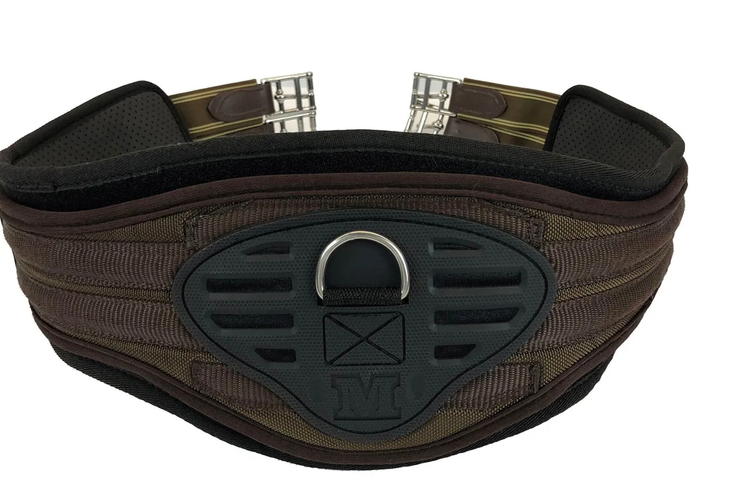 MAJYK EQUIPE ® Ergonomics “Superhorse” A/Purpose Comfort Girth with Neoprene-Free Detachable Liner Brown Hot