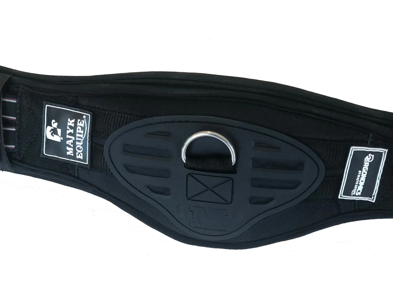 MAJYK EQUIPE ® Ergonomics Spur Saver Dressage Girth Black Hot