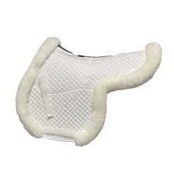 MAJYK EQUIPE ® Genuine Sheepskin Correction Hunter Pad White Clearance