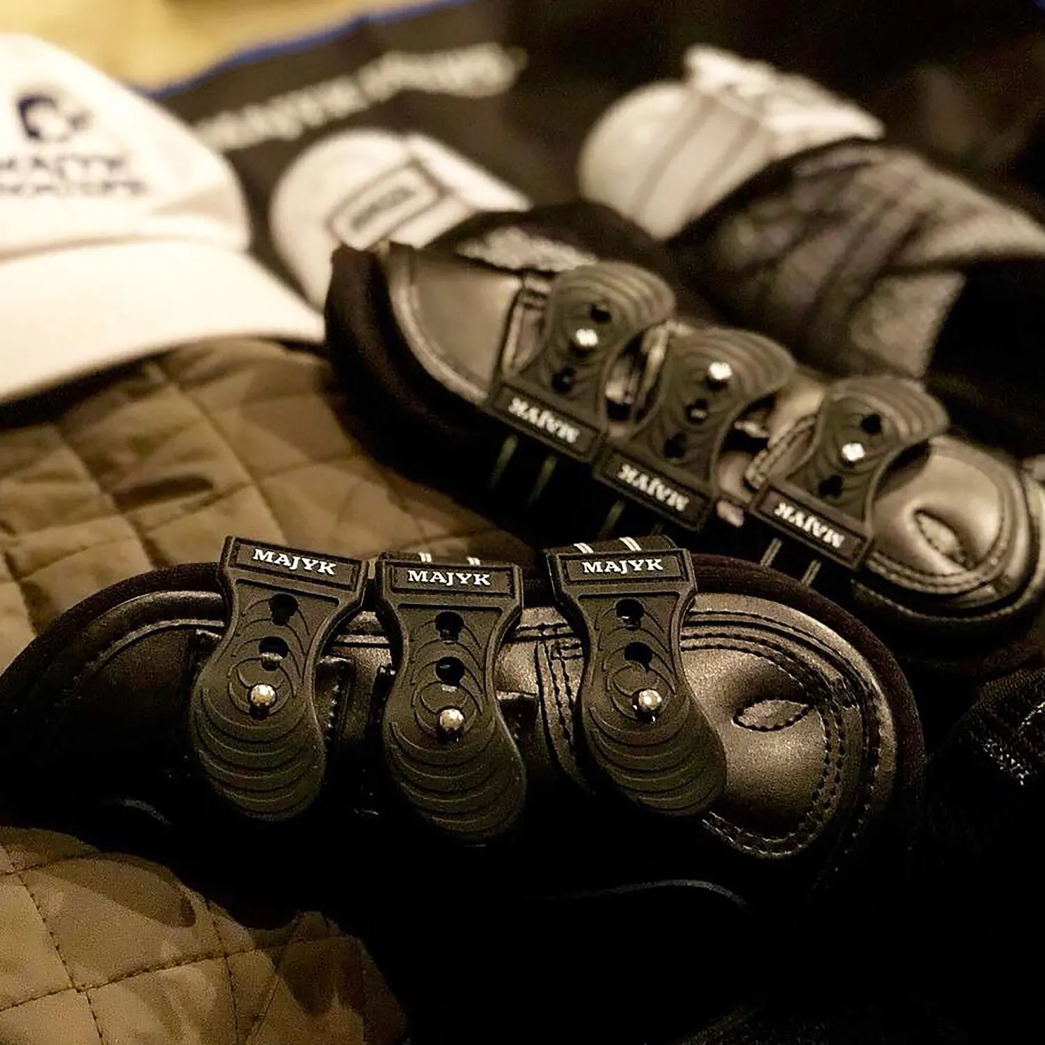 MAJYK EQUIPE ® Leather Jump Boots with Removable Impact Liners (Snap Closure) Outlet