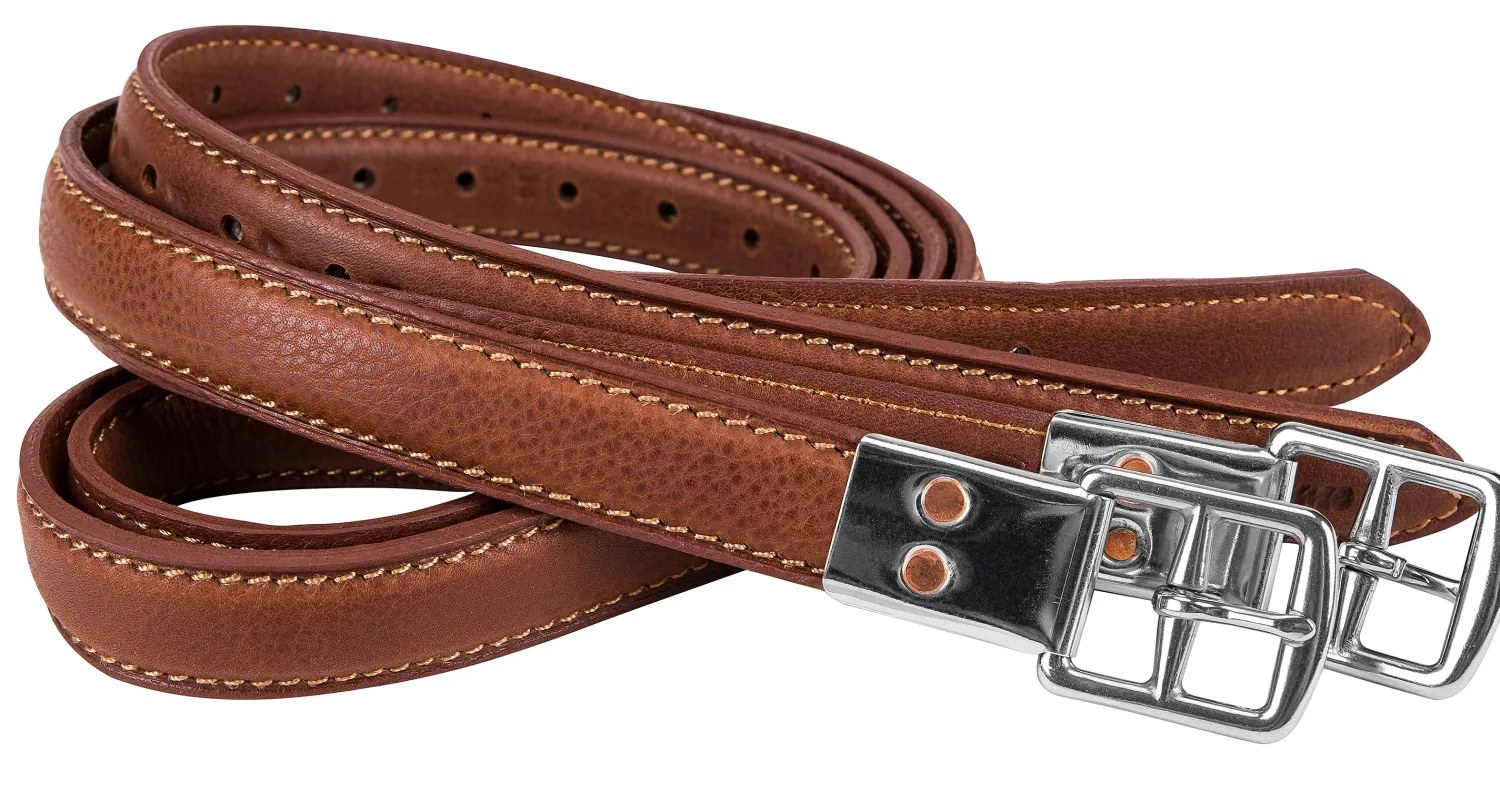 INT RIDING HELMET Marcel Toulouse European Style Double Leather Stirrup Leathers