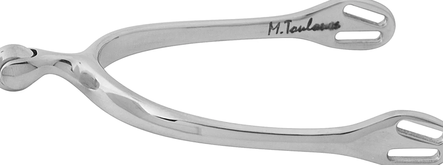 INT RIDING HELMET Marcel Toulouse Soft Touch Spurs with Small Vertical Ball Stainless Steel Best