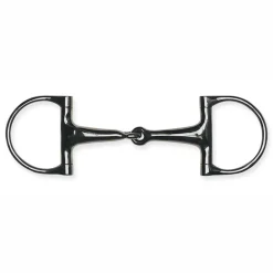 PARTRADE Metalab Jointed D-ring Snaffle Bit Stainless Steel