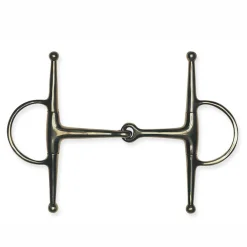 PARTRADE Metalab Jointed, Solid Eggbutt Full Cheek Snaffle Bit Stainless Steel Sale