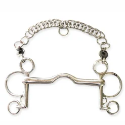 PARTRADE Metalab Low Port Pelham Bit-15mm Stainless Steel Clearance