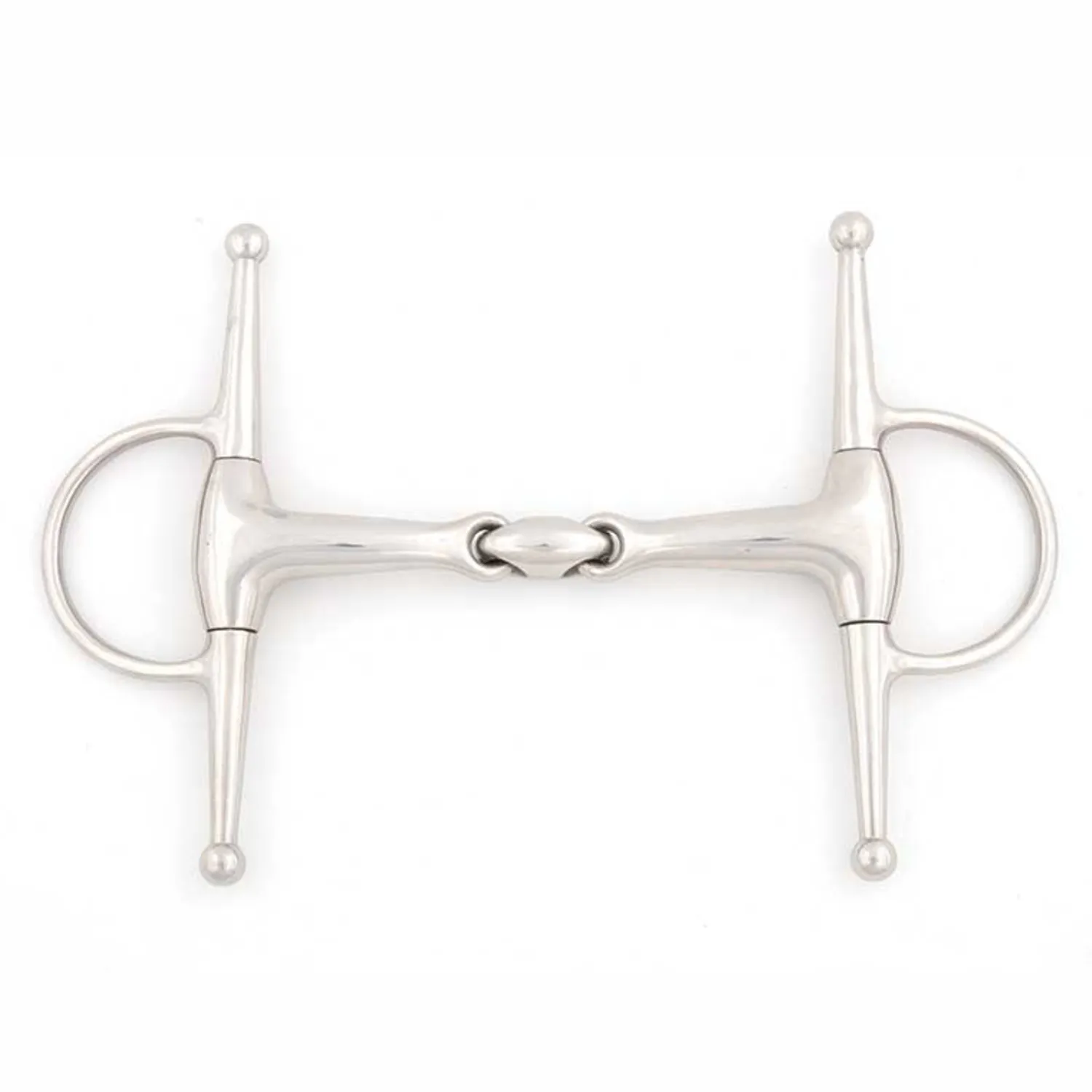PARTRADE Metalab Magic System™ Double-Jointed Full Cheek Snaffle Bit Stainless Steel