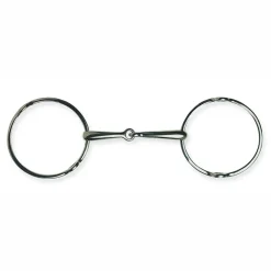 PARTRADE Metalab Single-Jointed Loose Ring Gag Bit Stainless Steel Best