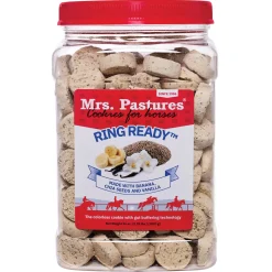 ANIMAL HEALTH INT Mrs. Pastures Cookie – 36 oz Jar Ring Ready Clearance