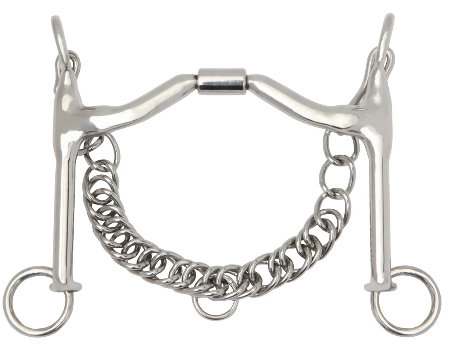 TOKLAT ORIGINALS Myler® Low Wide Ported Weymouth MB 15PB Stainless Steel New