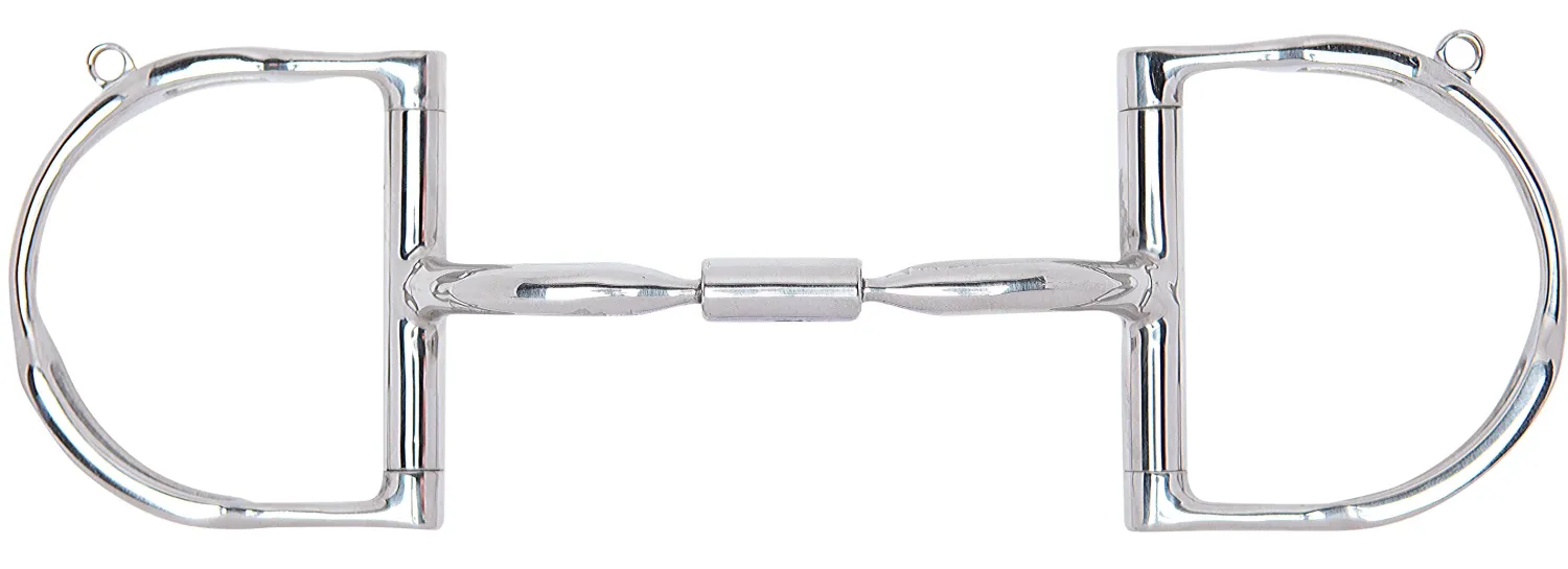 TOKLAT ORIGINALS Myler® Pony D-Ring Wide Barrel MB 02 Comfort Snaffle with Hooks Stainless Steel Best