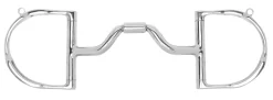 TOKLAT ORIGINALS Myler® Ported Barrel Medium English D-Ring MB 33 with Hooks Stainless Steel Discount