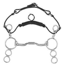 TOKLAT ORIGINALS Myler® 3-Ring Combo Low Port Comfort Snaffle MB 04 Outlet