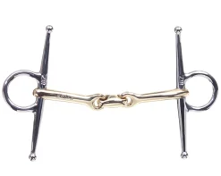 METLAR/NEUE SCHULE Neue Schule Pony Tranz Angled Lozenge Full Cheek Bit - 10 mm mouth Gold Sale