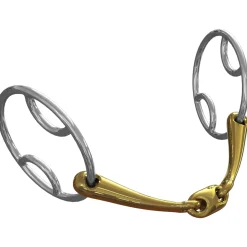 METLAR/NEUE SCHULE Neue Schule Tranz Angled Lozenge Beval Bit - 14 mm mouth; 70 mm rings