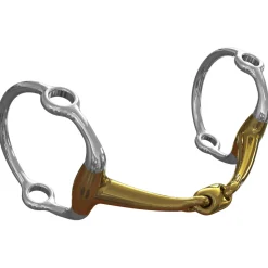 METLAR/NEUE SCHULE Neue Schule Tranz Angled Lozenge Cheltenham Running Lever Bit - 16 mm mouth Best
