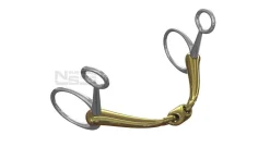 METLAR/NEUE SCHULE Neue Schule Tranz Angled Lozenge Baucher Bit - 16 mm mouth Gold Sale