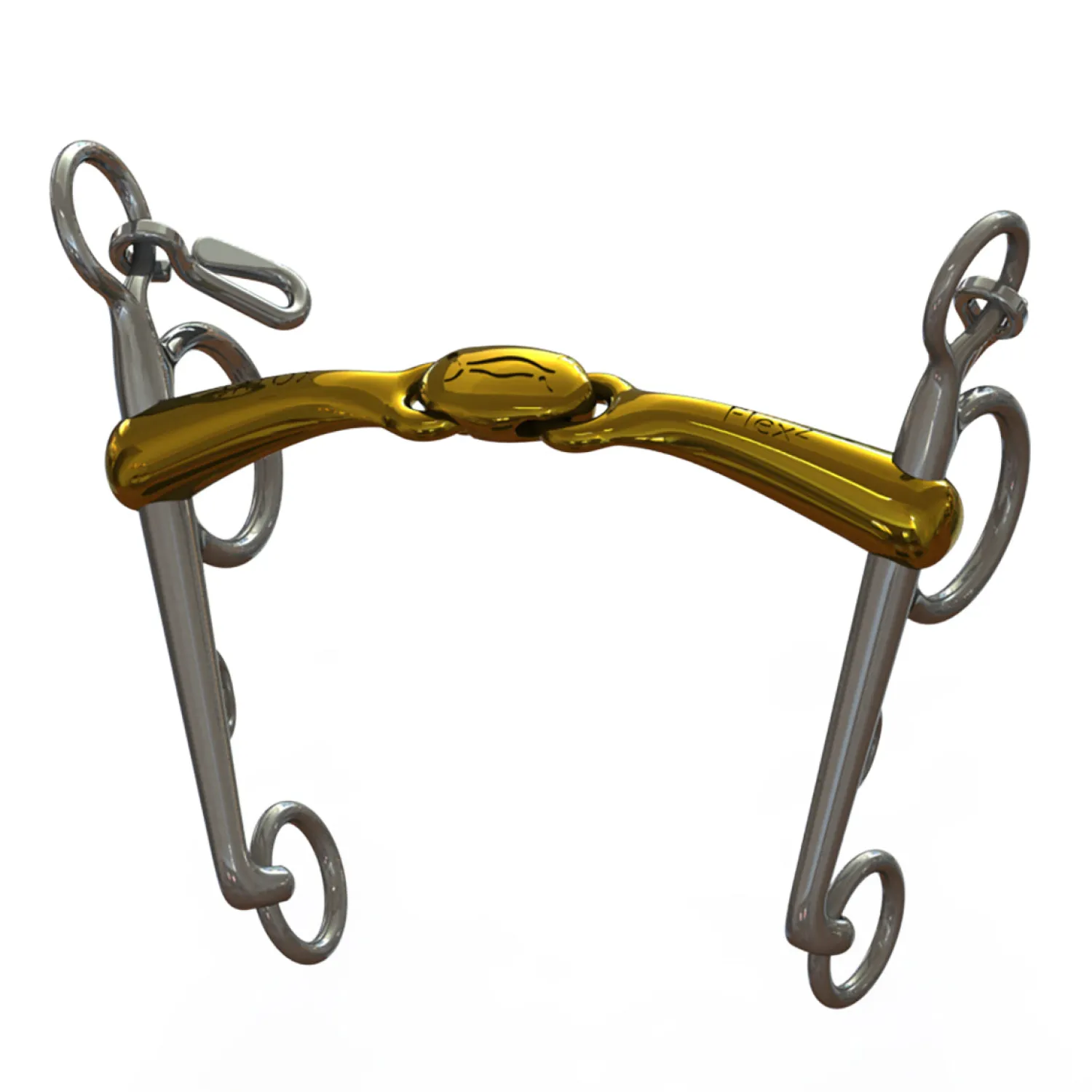 METLAR/NEUE SCHULE Neue Schule Turtle Top™ with Flex Pelham Bit - 16 mm mouth; 7 cm cheeks Clearance