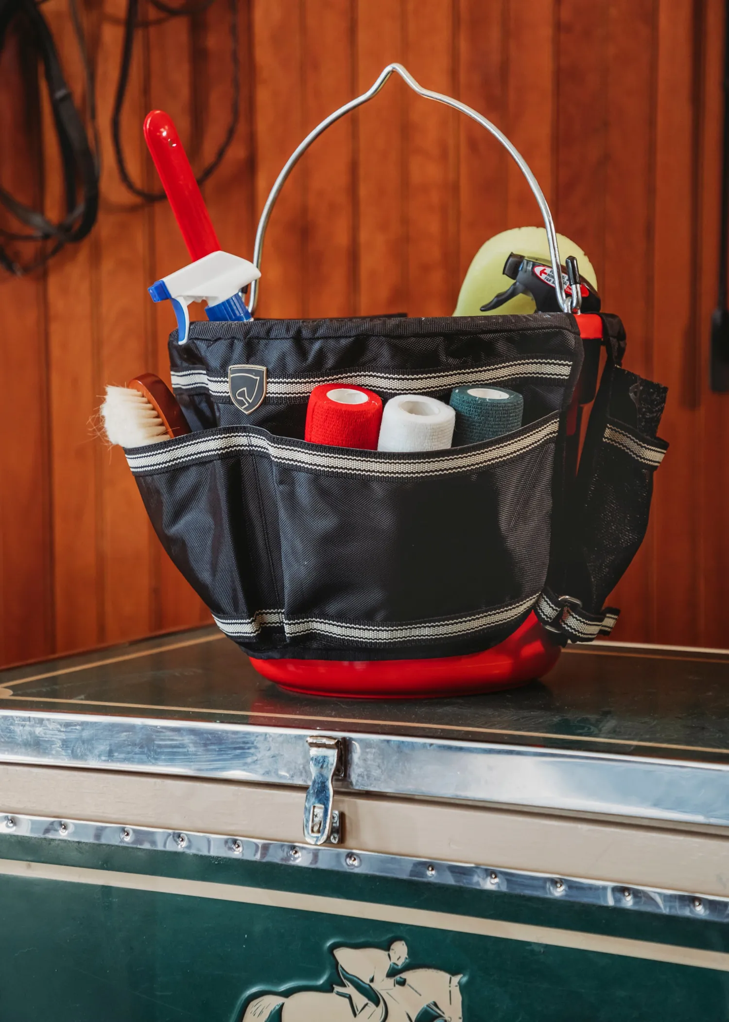 SAVI GLOBAL FASHION Noble Equestrian™ Barn Bucket Bag Black Clearance