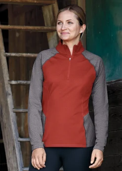 NOBLE EQUESTRIAN ™ Ladies’ Alena Quarter-Zip Top