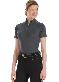 I APPAREL INT GROUP Noble Equestrian™ Ladies’ Ashley+ Short Sleeve Solid Shirt