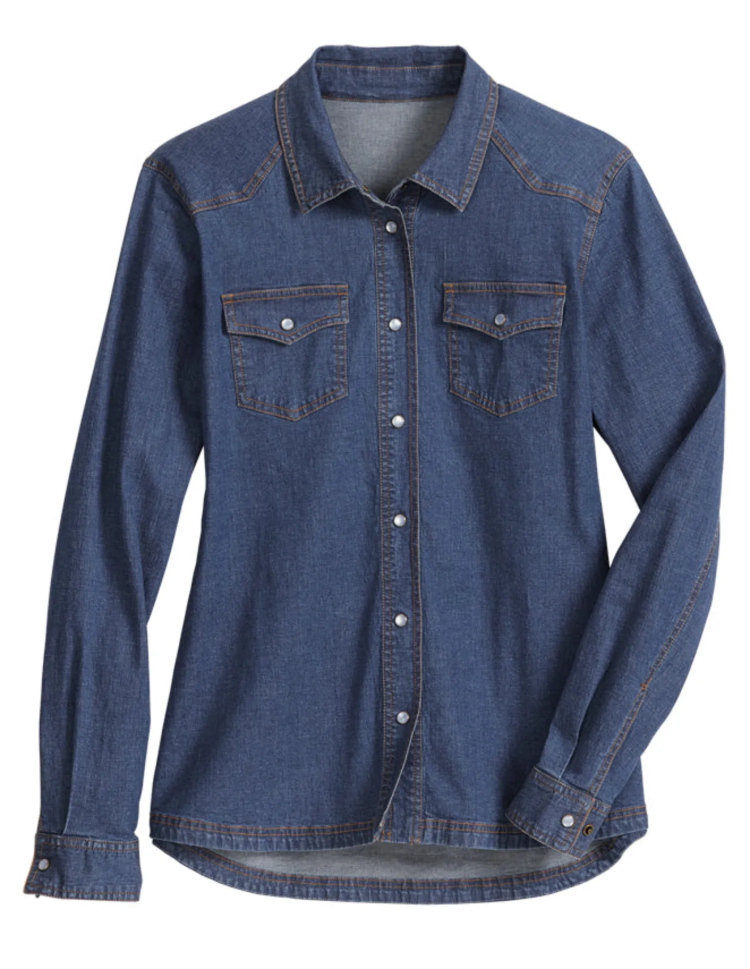 KIRSCH Noble Equestrian™ Ladies’ Bree Long Sleeve Shirt Dark Wash Online