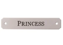 DOVER DROPSHIP Notched Corner Saddle Nameplate