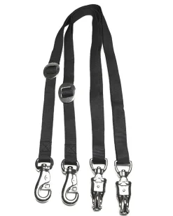 JACKS MFG Nylon Web Cross Ties Black Clearance