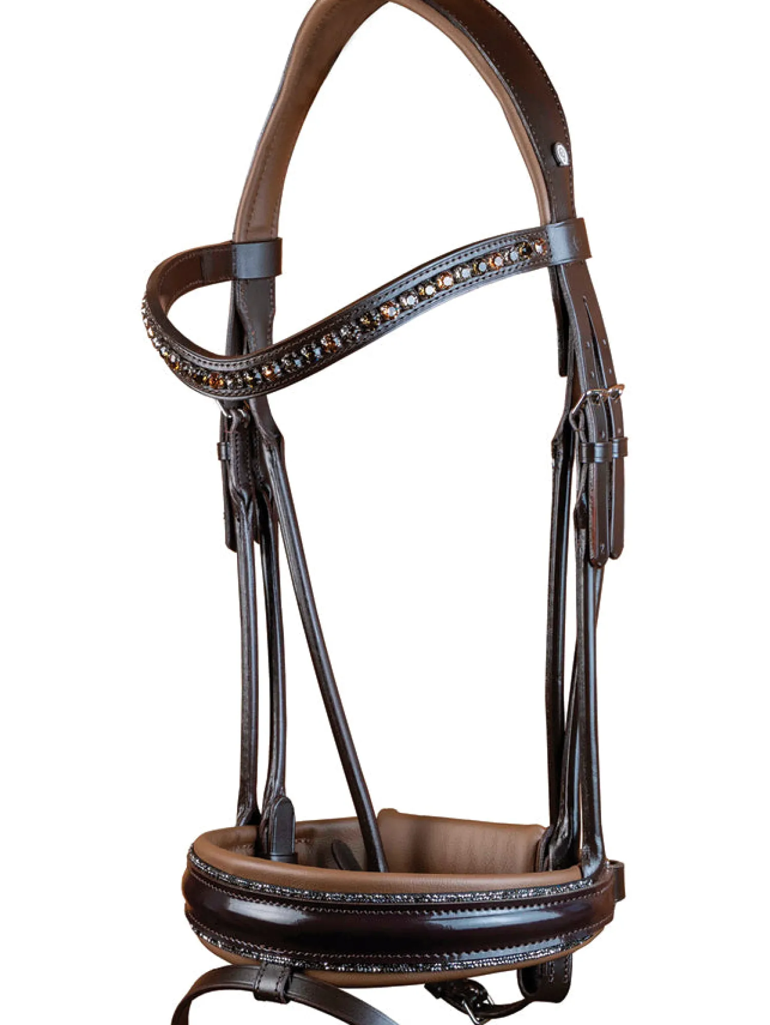 OTTO SCHUMACHER Bellevue Snaffle Bridle Chocolate