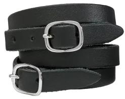 OTTO SCHUMACHER Spur Straps Black New