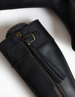 PENELOPE CHILVERS Ladies’ Tassel Boots with Standard Shaft Length Black Best