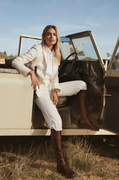 PENELOPE CHILVERS Ladies’ Tassel Boot with Long Shaft Length Conker Online