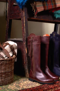 PENELOPE CHILVERS Ladies’ Tassel Boot with Long Shaft Length Conker Online