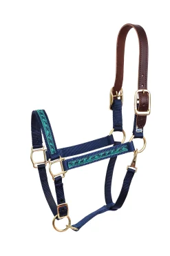 PERRIS LEATHER Perri’s® Ribbon Trim Breakaway Halter Hot