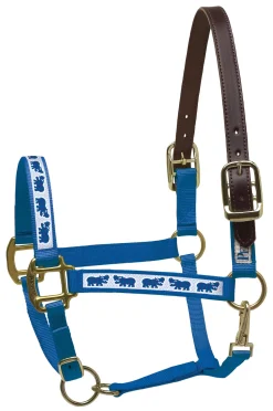 PERRIS LEATHER Perri’s® Ribbon Trim Breakaway Halter Hot